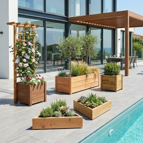 Critères de classement des jardinières en bois