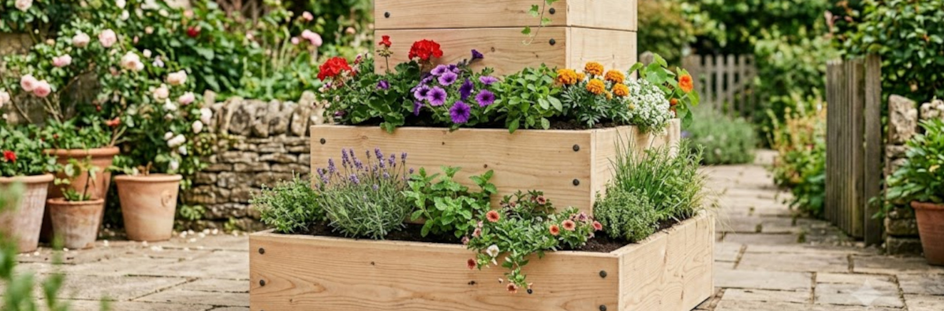 Jardinières étagées